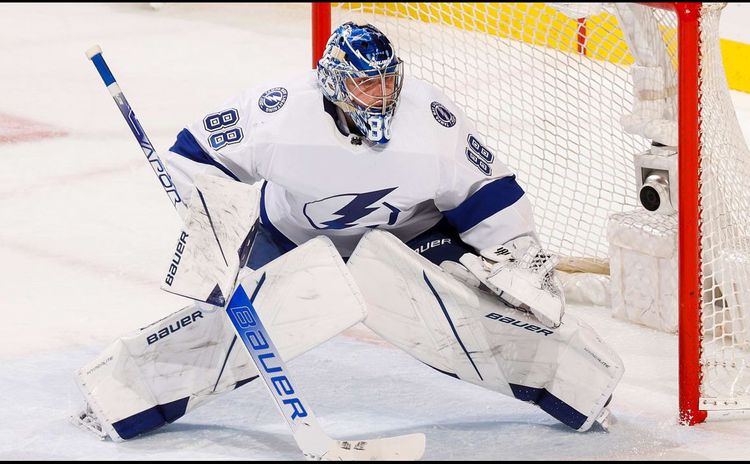 Голкипер «Тампы» Василевский разделил 1-е место среди вратарей НХЛ с 30 и более победами 
