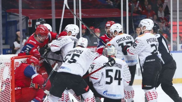 В матче «Локомотива» и «Авангарда» произошло удаление одновременно десяти хоккеистов