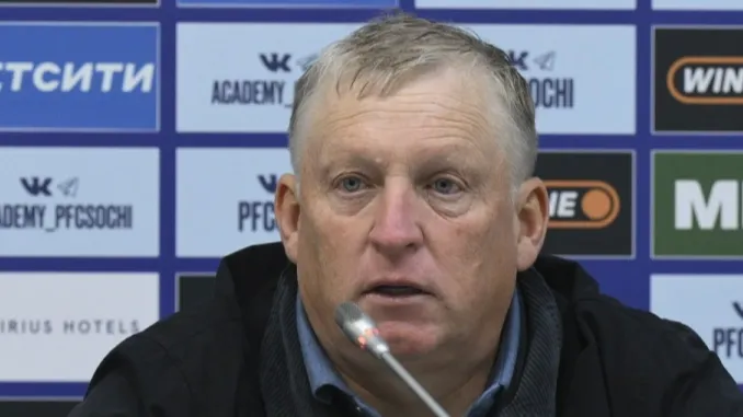 Осинькин не будет уволен из «Сочи» в зимнюю паузу в РПЛ